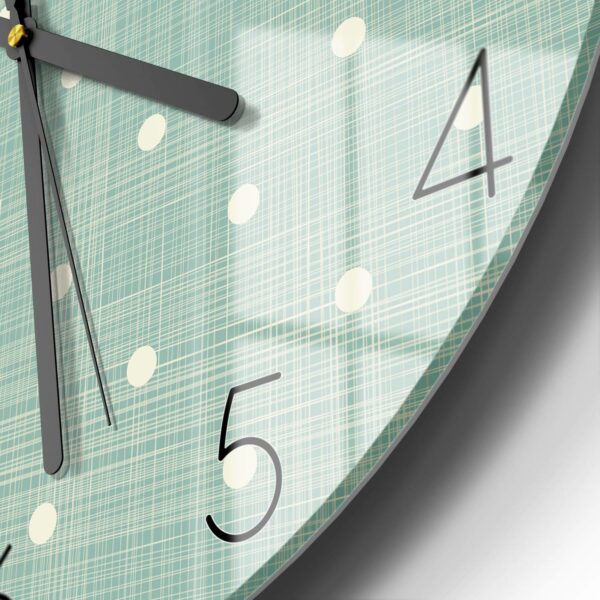 Wanduhr - Serviettendesign – Bild 5