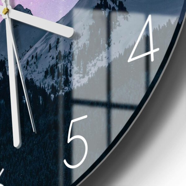 Wall Clock - Mountains Night Sky - Image 5