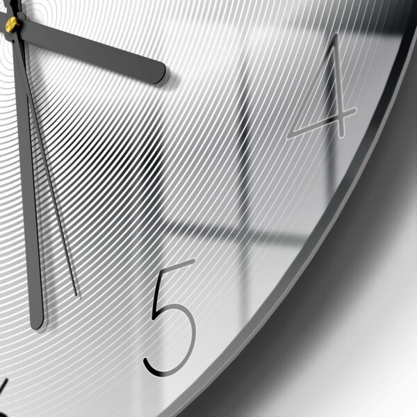 Wall Clock - Round Groove Pattern - Image 5