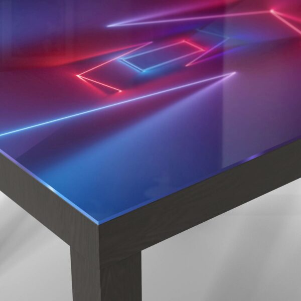 Glastisch - Ultraviolette Raumteiler – Bild 6