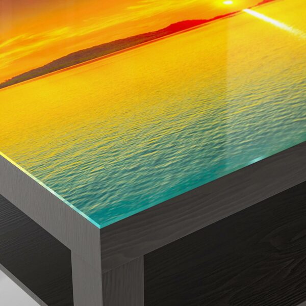 Glastisch - Abendsonne am Horizont – Bild 6