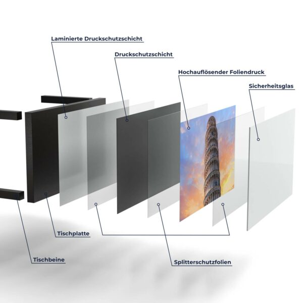 Side Table - The Leaning Tower of Pisa - Image 7