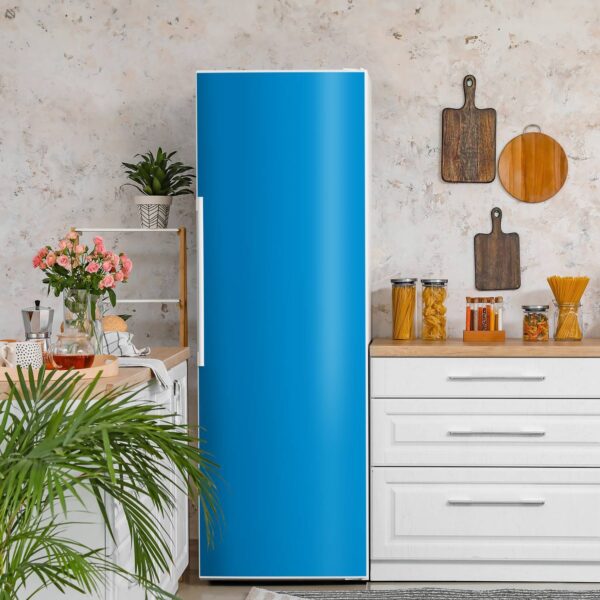 Magnetmatte Kühlschrank - Unifarben - Mittelblau – Bild 2