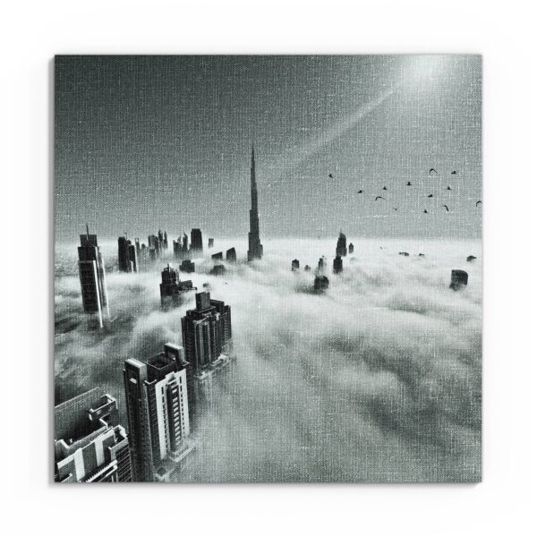 Wandbild Leinwandoptik - Himmel über Dubai – Bild 2