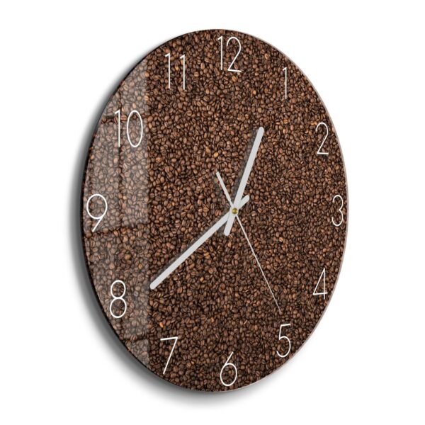 Wanduhr - Kaffeebohnenmeer – Bild 2