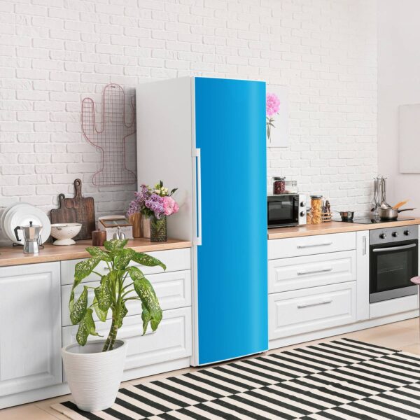 Magnetmatte Kühlschrank - Unifarben - Mittelblau – Bild 3