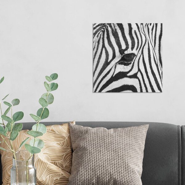Wandbild Leinwandoptik - Blick der Wildnis – Bild 3