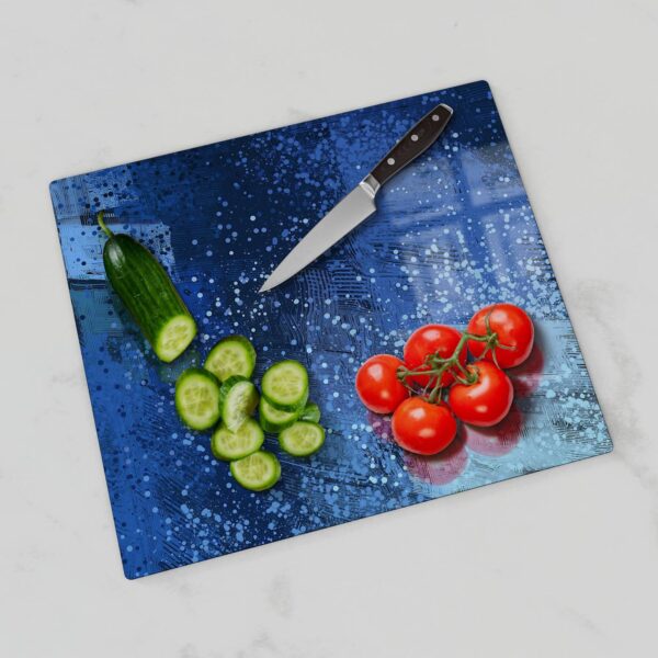 Hob Cover - Blue Impression - Image 4