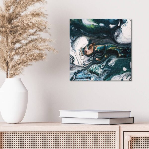 Wandbild Leinwandoptik - Flüssige Marmorkunst – Bild 4
