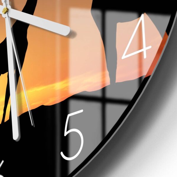 Wanduhr - Afrikanische Eleganz – Bild 5