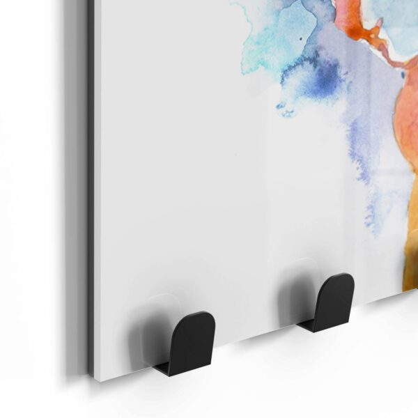Coat Rack - Watercolor Globe - Image 5